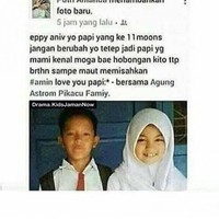 Aamiin. Doa terbaik untuk pasangan ini semoga tetap langgeng. Foto: Istimewa