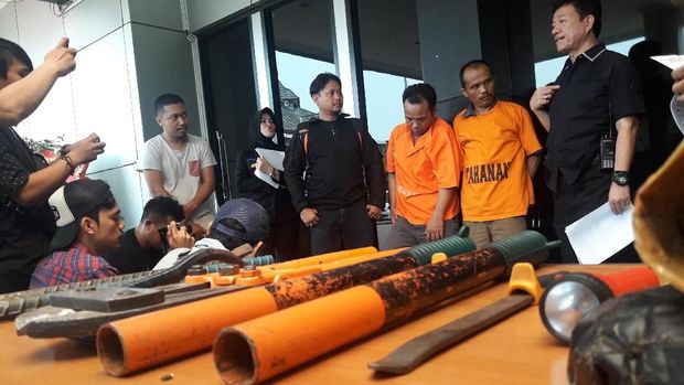 Barang bukti yang diamankan dari pelaku