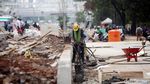 Jelang Asian Games, Pembangunan Trotoar Dikebut