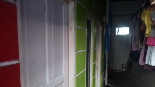 Rumah kontrakan salah satu terduga teroris di Depok