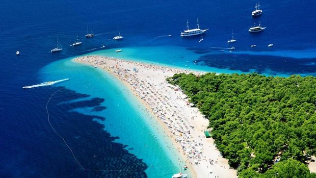 Zlatni Rat, disebut pantai tercantik di Eropa