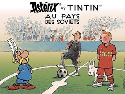 Prancis Vs Belgia dalam Meme Asterix Vs Tintin