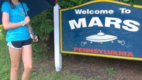 Sebelum pergi ke Mars pada tahun 2033 nanti ia sempatkan diri traveling. Inilah kota kecil yang ada di Pennsylvania (Alyssa Carson/Instagram)
