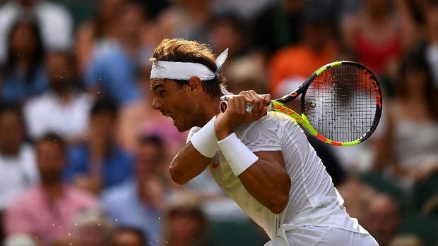Rafael Nadal menundukkan Jiri Vesely di babak 16 besar Wimbledon 