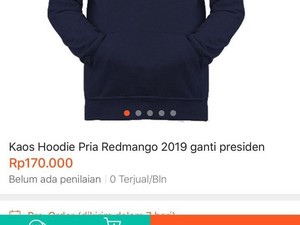 Kaos Politik Juga Ramai Dijual di Toko Online