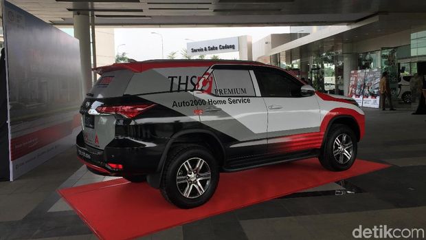 Fortuner jadi mobil servis THS