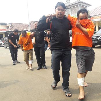 Dua pelaku ditembak kakinya