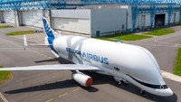 The Beluga adalah pesawat kargo yang dirancang untuk mengangkut sebagian besar pesawat Airbus ke pabrik perakitan di Toulouse, Prancis dan Hamburg, Jerman dari pemasok di seluruh Eropa. Istimewa/Airbus.
