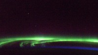 Aurora di bagian utara Bumi (Instagram/nasa)