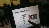Survay terhadap Prabowo.