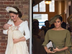 Perbandingan Gaya Kate Middleton-Meghan Markle di Pembaptisan Louis