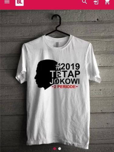 Ramai Bisnis Kaos Politik di Toko Online