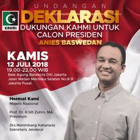 Selebaran deklarasi yang dipastikan hoax