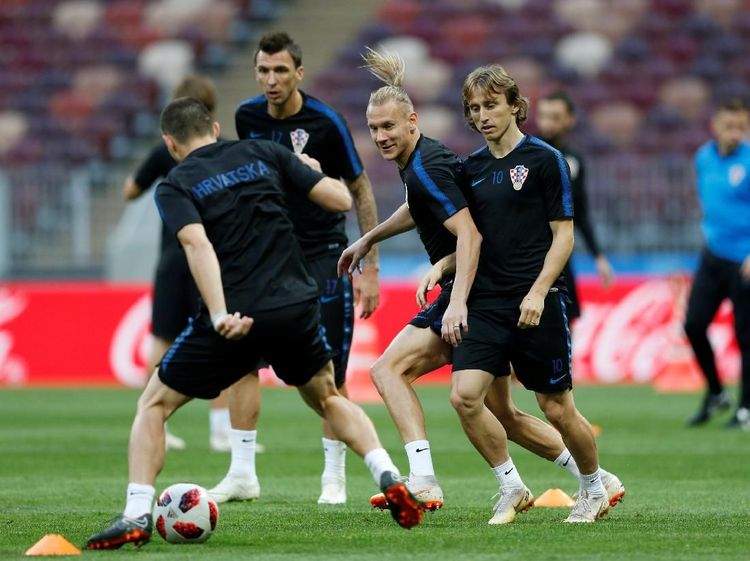 Intip Sesi Latihan Para Tubuh Jangkung Kroasia