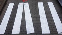 Gambar-gambarnya membuat pejalan kaki betah. Istimewa/Boredpanda/Instagram/Oakoak Street Art.
