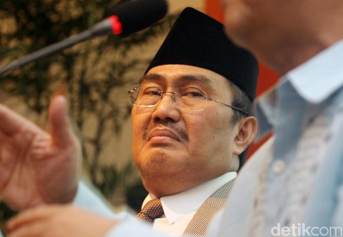 Jimly Asshiddiqie saat menghadiri diskusi bersama ICMI