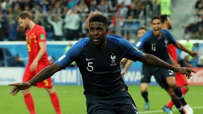 Sundulan Umtiti Antarkan Prancis ke Final Piala Dunia 2018