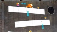 Berbagai gambar kartun menghiasi zebra cross. Istimewa/Boredpanda/Instagram/Oakoak Street Art.