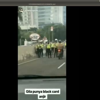 Video pemotor tak ditilang di JLNT Casablanca
