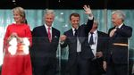 Selebrasi Macron di Samping Raja Belgia saat Prancis Cetak Gol