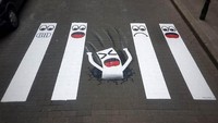 Karya seni yang dihasilkan OakOak juga lucu-lucu. Istimewa/Boredpanda/Instagram/Oakoak Street Art.