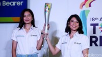 Dian Sastrowardoyo dan Mikha Tambayong akan ramaikan kirab obor Asian Games 2018.