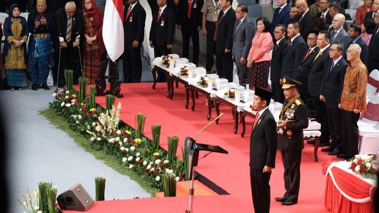 Jokowi ke Anggota Polri: Buang Budaya Koruptif Jokowi ke Anggota Polri: Buang Budaya Koruptif