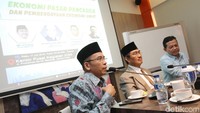 Ikatan Cendekiawan Muslim Indonesia (ICMI) menggelar diskusi di kantor pusat ICMI di Jalan Proklamasi, Jakarta Pusat, Rabu (11/7/2018).