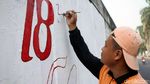 Warna-warni Asian Games Percantik Flyover Abdullah Syafei