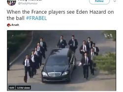 Parade Meme Kocak Prancis Tumbangkan Belgia