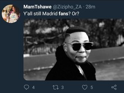Jadi buat kalian fans Madrid, masih mau mendukung Los Blancos musim depan? (Foto: Twitter @Zizipho_ZA)