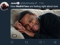 Kepindahan Ronaldo, setelah sembilan tahun berseragam Madrid dan menyumbang banyak gelar, membuat fans bersedih. (Foto: Twitter @StickDaddyJP)