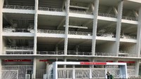 Mendekati perhelatan Asian Games 2018, kawasan SUGBK Senayan, Jakarta, Rabu (11/07/2018), mulai ditutup untuk umum.