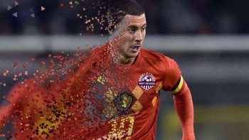 Hazard pun seakan hilang dalam pertandingan semalam. Foto: Istimewa