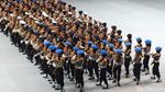 Gaya Kompak Polisi Cilik Meriahkan HUT ke-72 Bhayangkara
