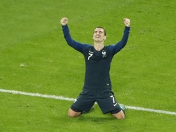 Antoine Griezmann bermain secara konsisten dalam laju Prancis di Piala Dunia 2018. Total 3 gol dan 2 assist sudah ia buat untuk Les Blues di Rusia. (Foto: Anton Vaganov/Reuters)