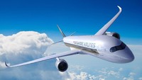 Pesawat Airbus A350-900 ULR (ultra-long-range) pertama dunia akan terbang dari Singapura-Los Angeles oleh maskapai Singapore Airlines. (Singapore Airlines)