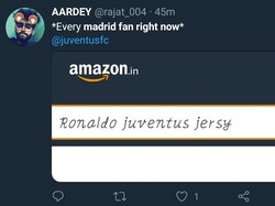 Atau fans Madrid bisa mulai cari-cari jersey Juventus di situs jual beli online. (Foto: Twitter @rajat_004)