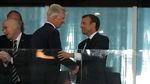Selebrasi Macron di Samping Raja Belgia saat Prancis Cetak Gol