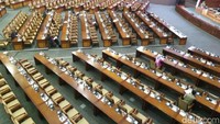 Dari mereka yang tidak hadir, 242 orang mengajukan izin (Foto: Marlinda Oktavia Erwanti/detikcom)