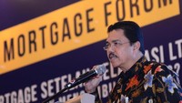 Direktur Bank BTN Budi Satria menyampaikan pentingnya instrumen dana jangka panjang bagi perbankan seperti sekuritisasi aset yang sudah dilakukan BTN untuk mendukung pembiayaan properti dalam seminar bertema Prospek Bisnis Mortgage Setelah Relaksasi LTV yang diselenggarakan di Jakarta, Kamis (12/7/2018).