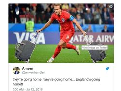 Deretan Meme Kocak Hantar Inggris Pulang Usai Ditekuk Kroasia