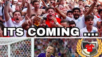 Piala Dunia tak jadi pulang ke rumahFoto: Internet