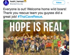 Deretan Kartun Viral Penyelamatan Heroik di Gua Thailand