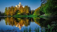 Kastil Trakoscan di Kota Zagreb yang sudah eksis sejak abad ke-13. Pemandangannya seperti kastil di Negeri Dongeng saja! (CNN Travel)
