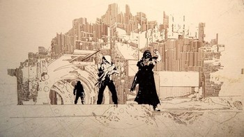 Karya ciptaan Tyler Bartley ini berjudul Lighthouse Memorialization dan berasal dari video game Destiny 2. Foto: Josh Miller/CNET