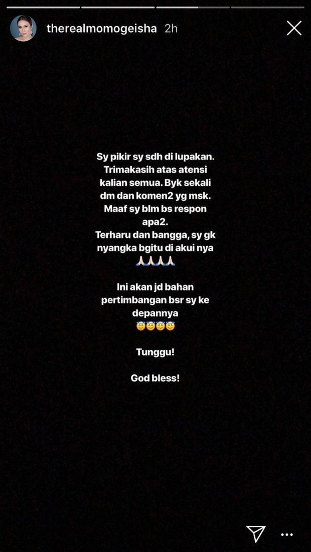 Isu Pergantian Vokalis Geisha, Ini Kata Momo 