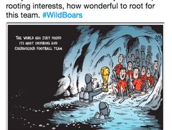 Deretan Kartun Viral Penyelamatan Heroik di Gua Thailand