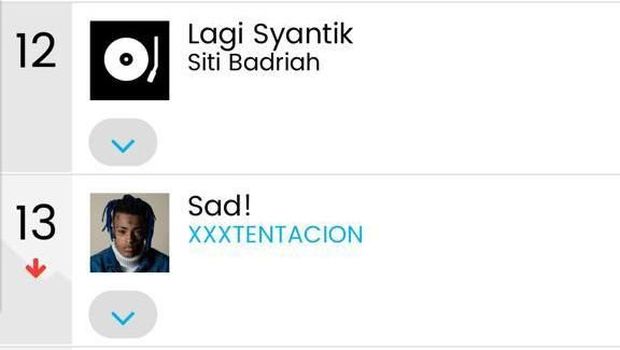 Keren! 'Lagi Syantik' Siti Badriah Kalahkan Lagu XXXTentacion