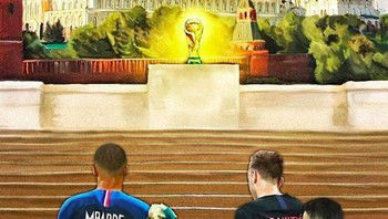 Tinggal Kroasia dan Prancis yang punya kesempatan mengangkat Piala Dunia. Foto: istimewa